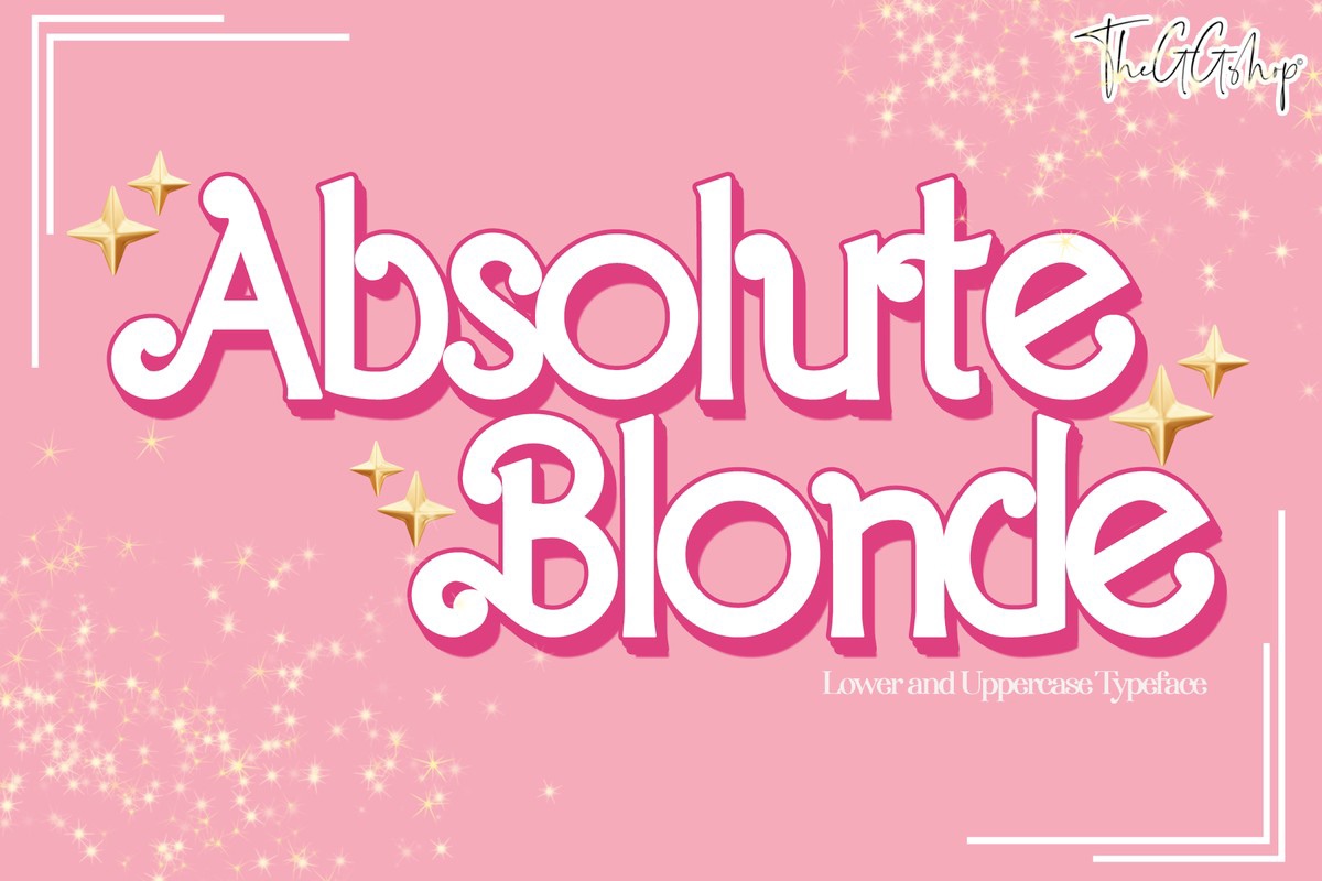 폰트 Absolute Blonde