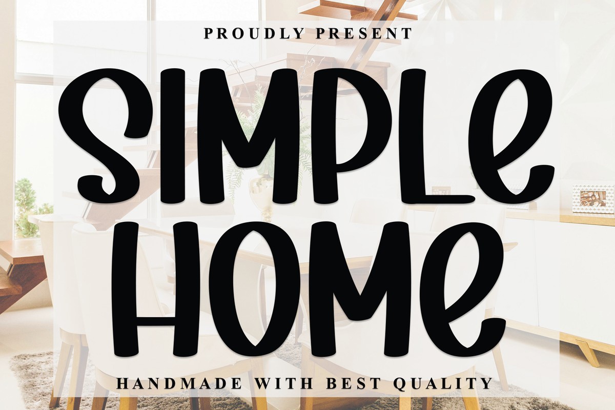 폰트 Simple Home