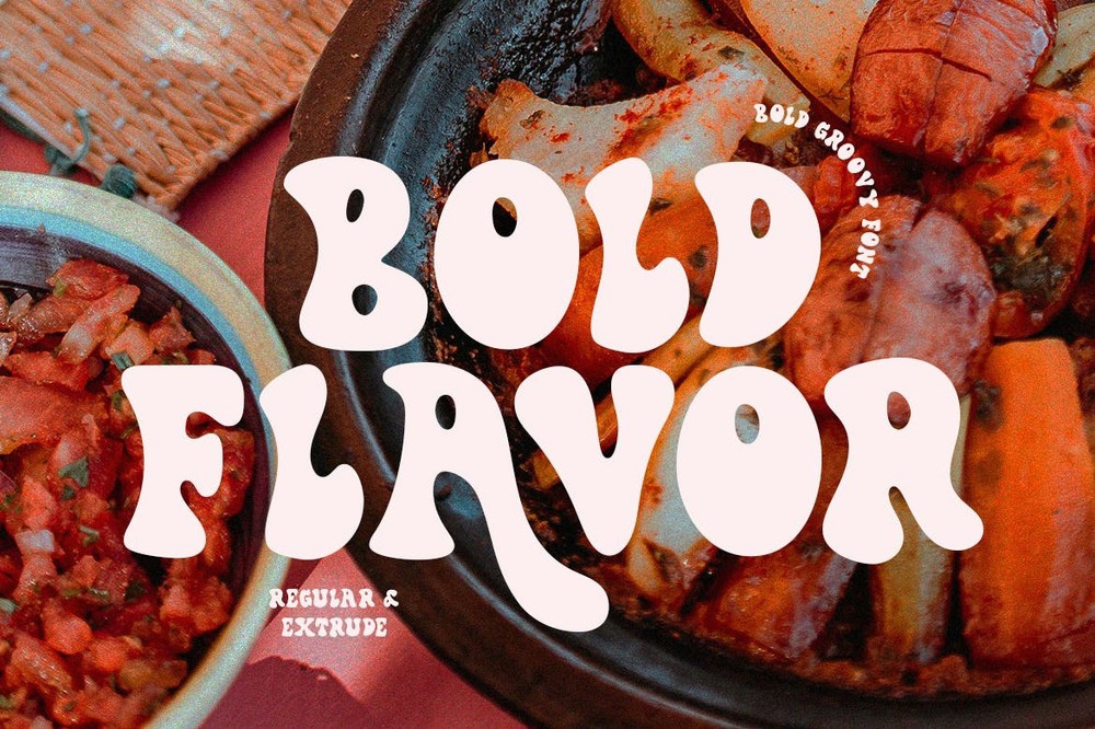 폰트 Bold Flavor