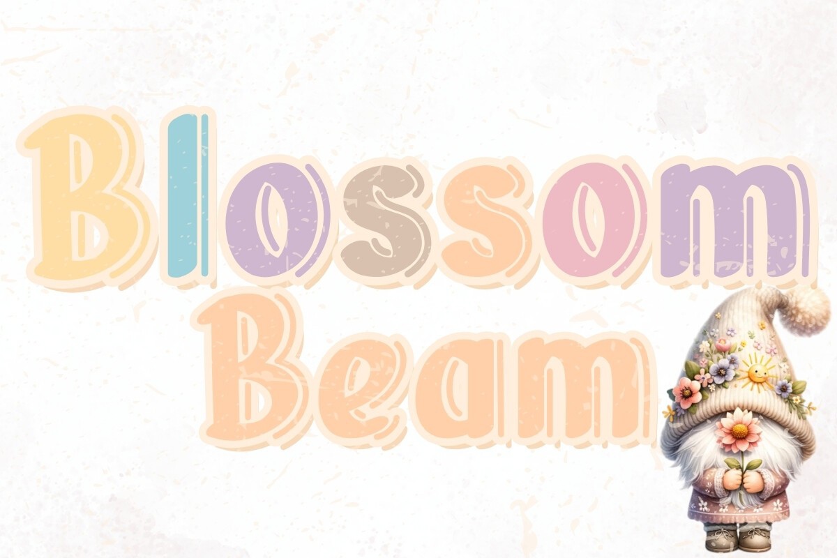 폰트 Blossom Beam