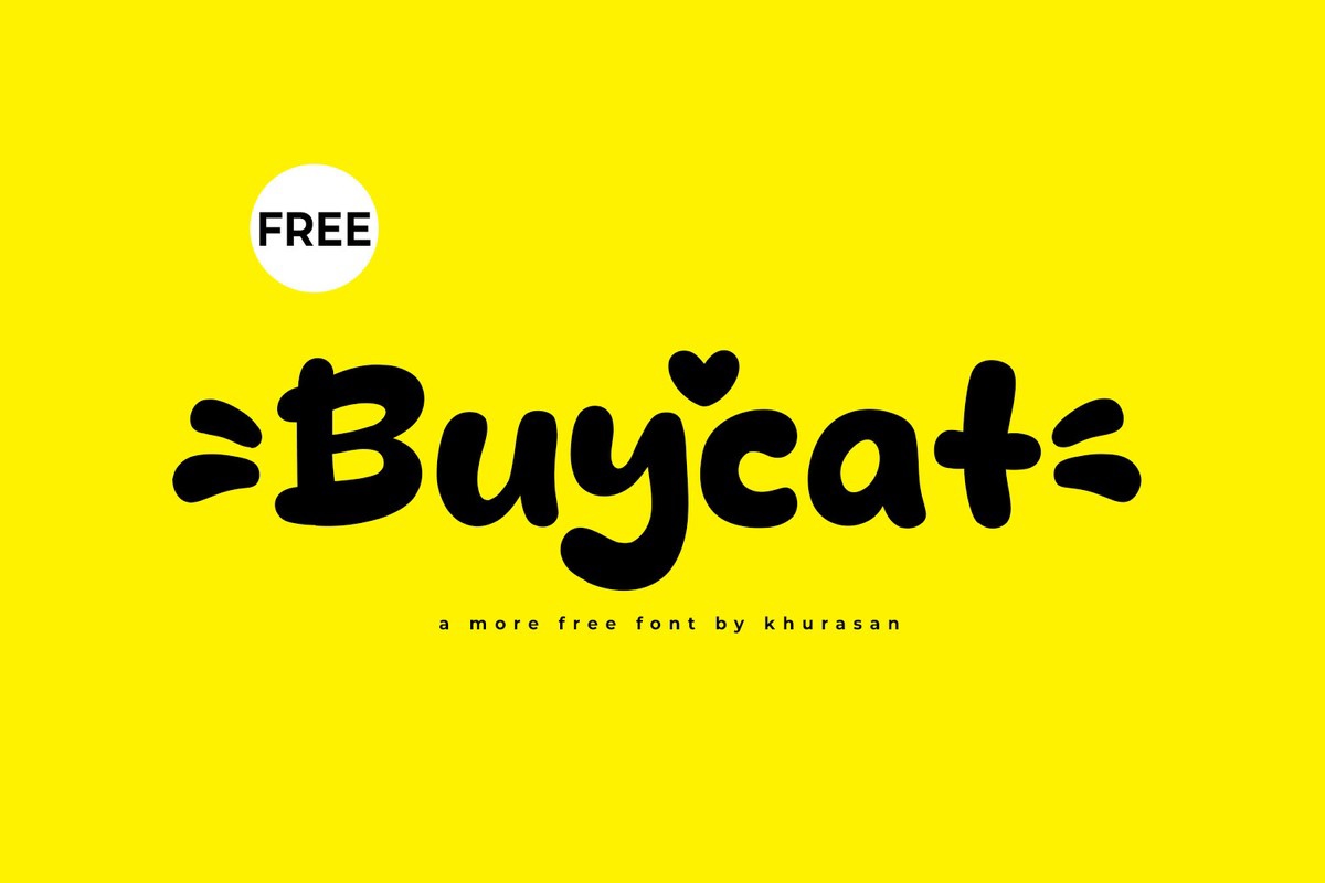폰트 Buycat