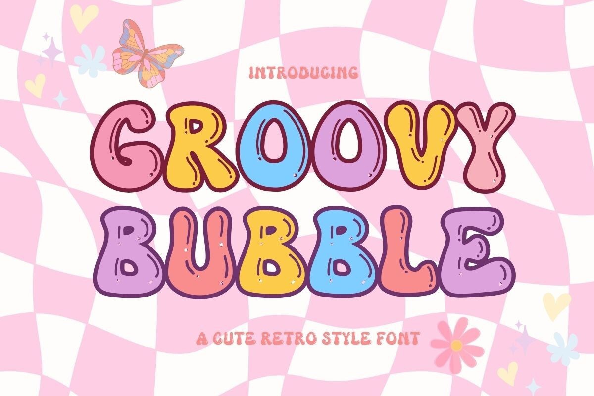 폰트 Groovy Bubble