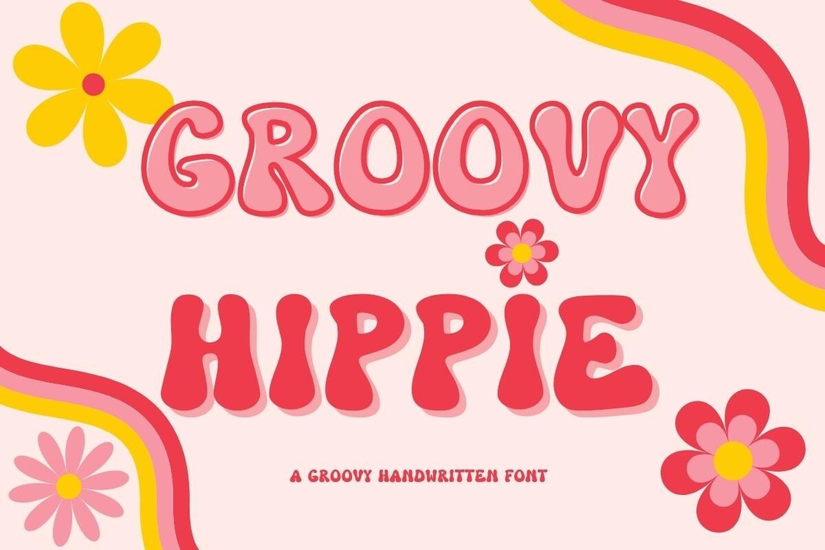 폰트 Groovy Hippie