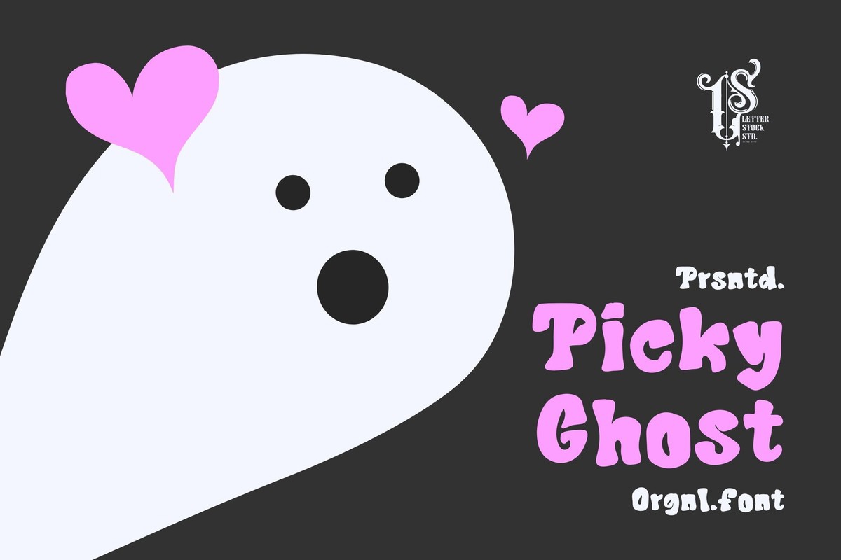 폰트 Picky Ghost