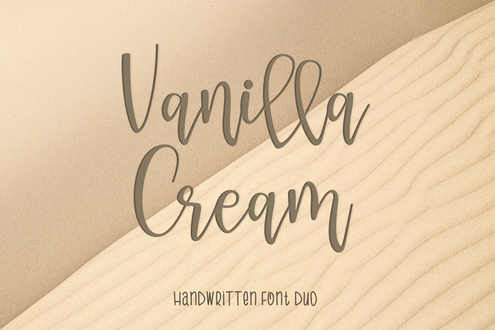 폰트 Vanilla Cream