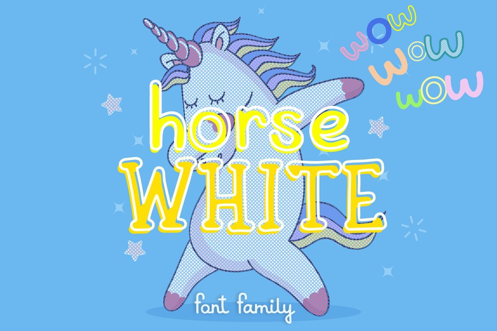 폰트 White Horse