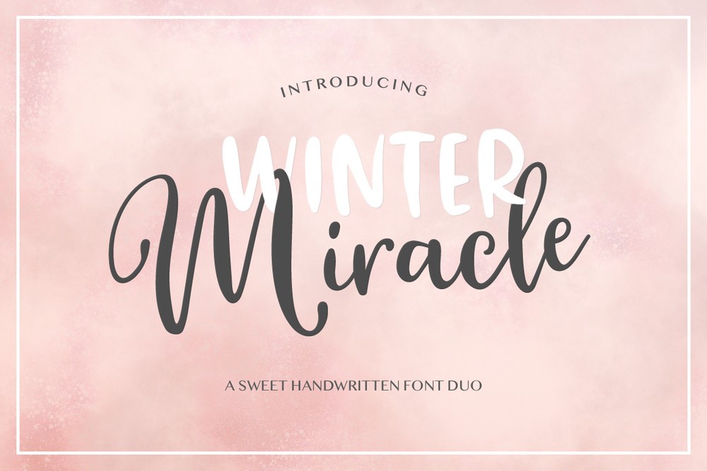 폰트 Winter Miracle