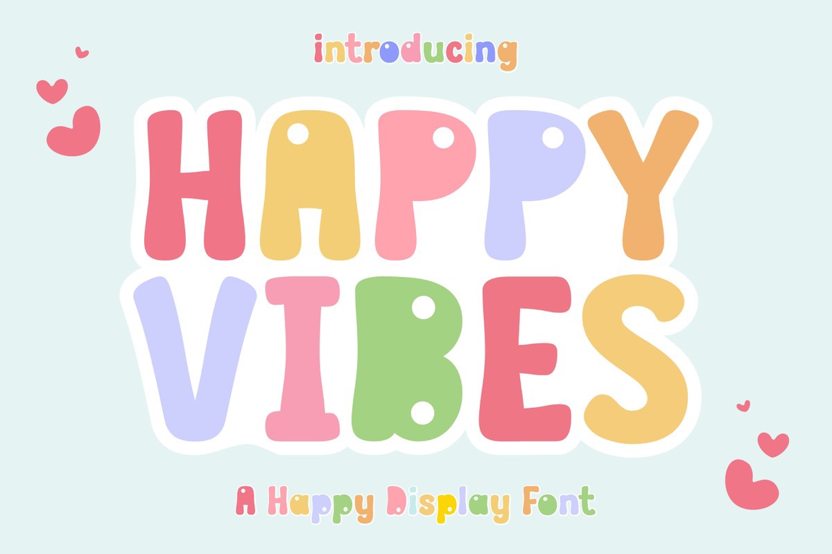 폰트 Happy Vibes