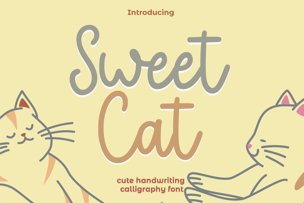 폰트 Sweet Cat