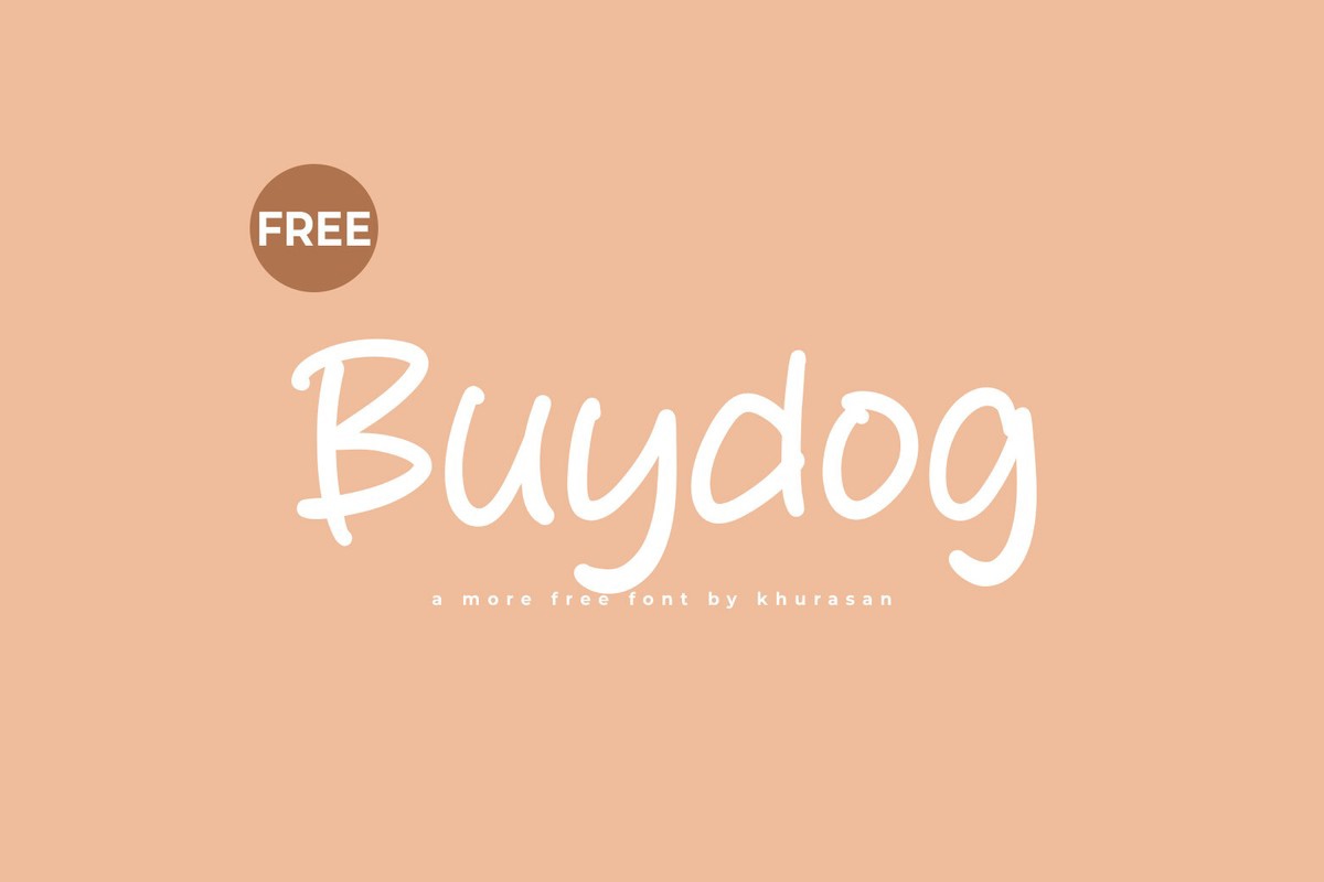 폰트 Buydog