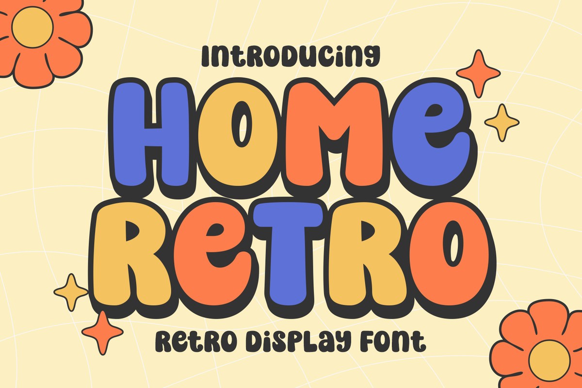 폰트 Home Retro