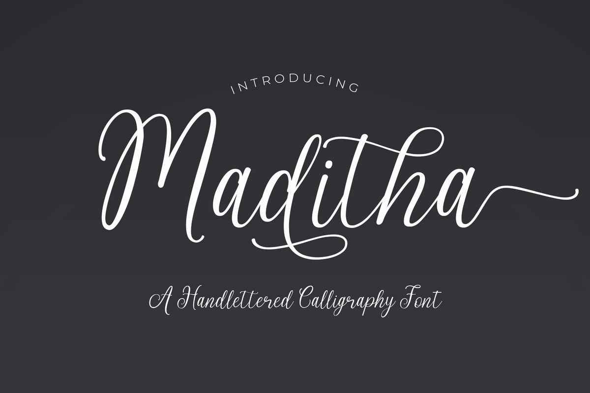 폰트 Maditha