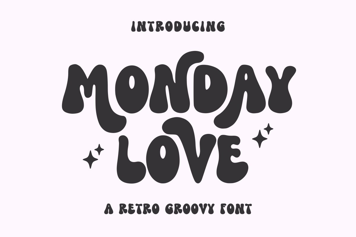 폰트 Monday Love