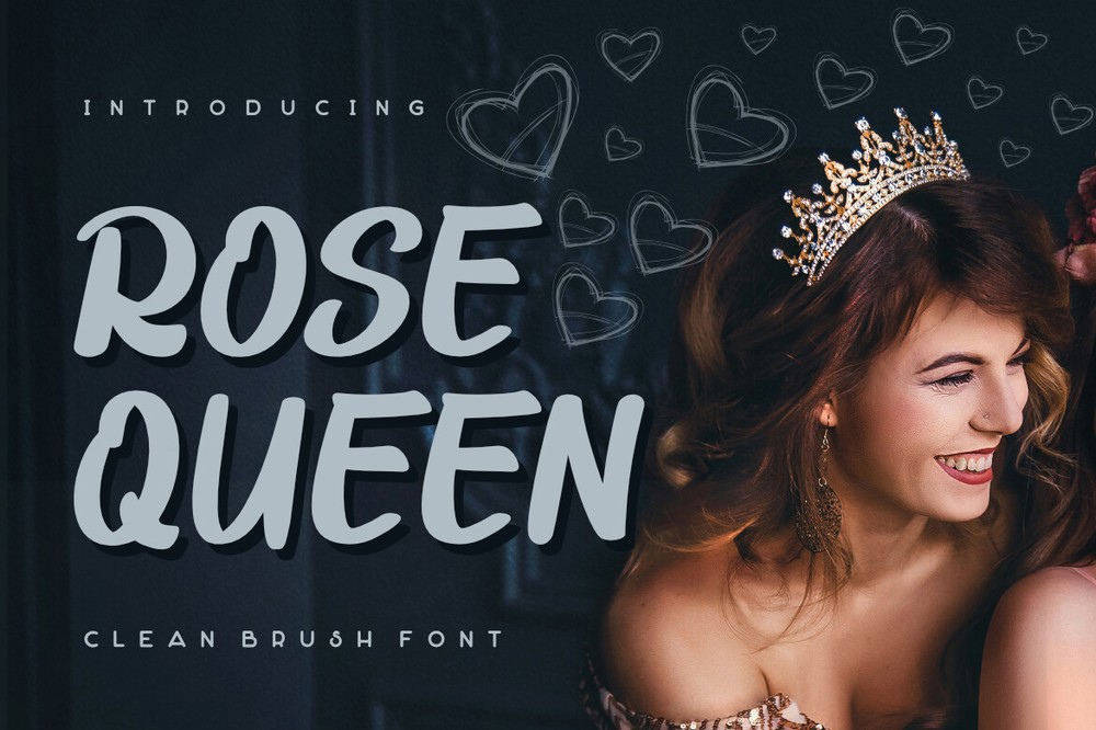 폰트 Rose Queen
