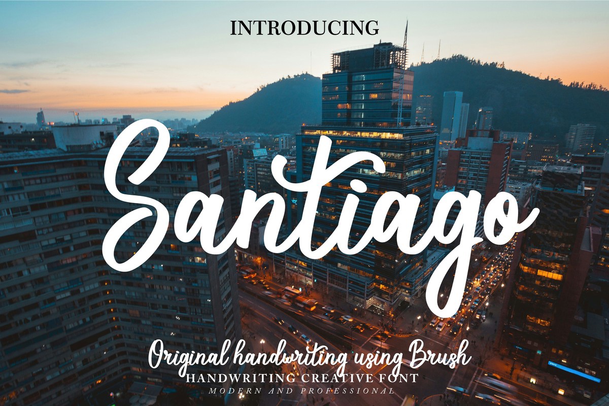 폰트 Santiago