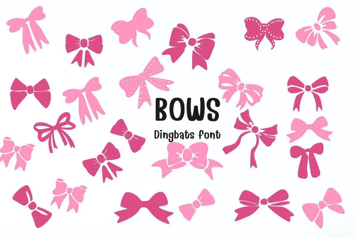 폰트 Bows