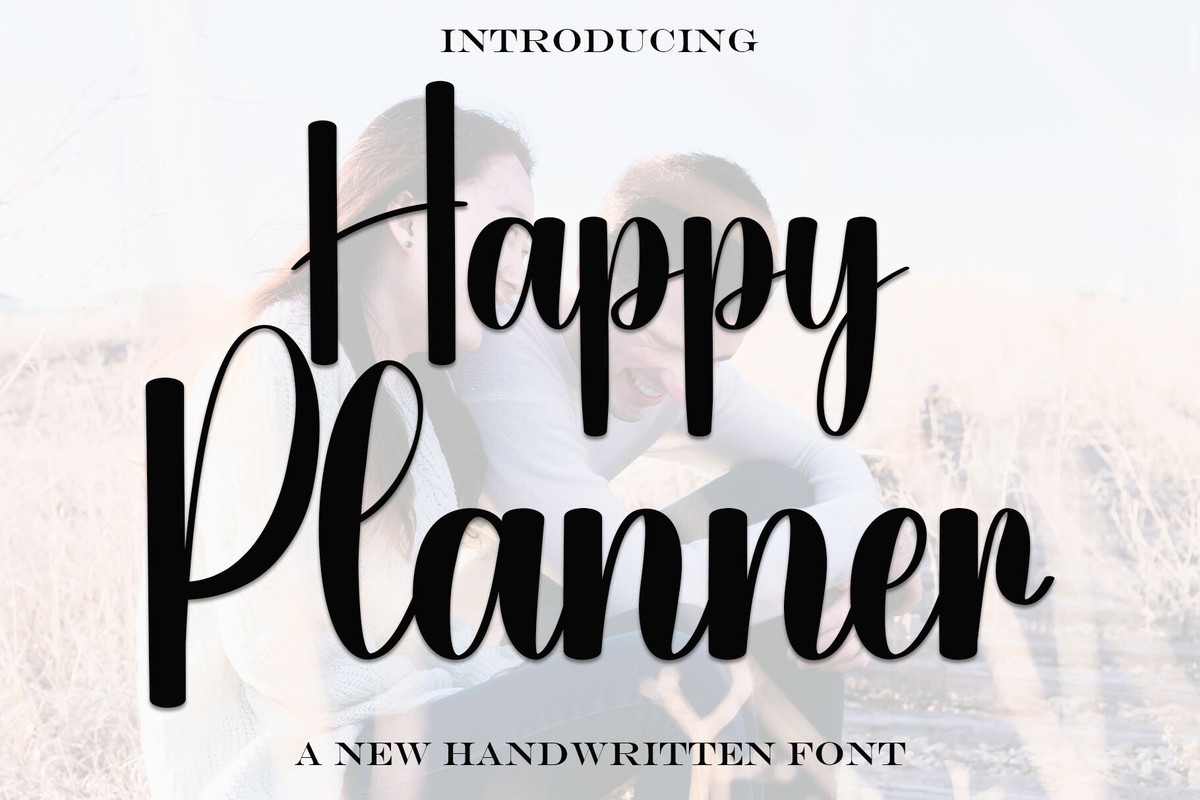 폰트 Happy Planner