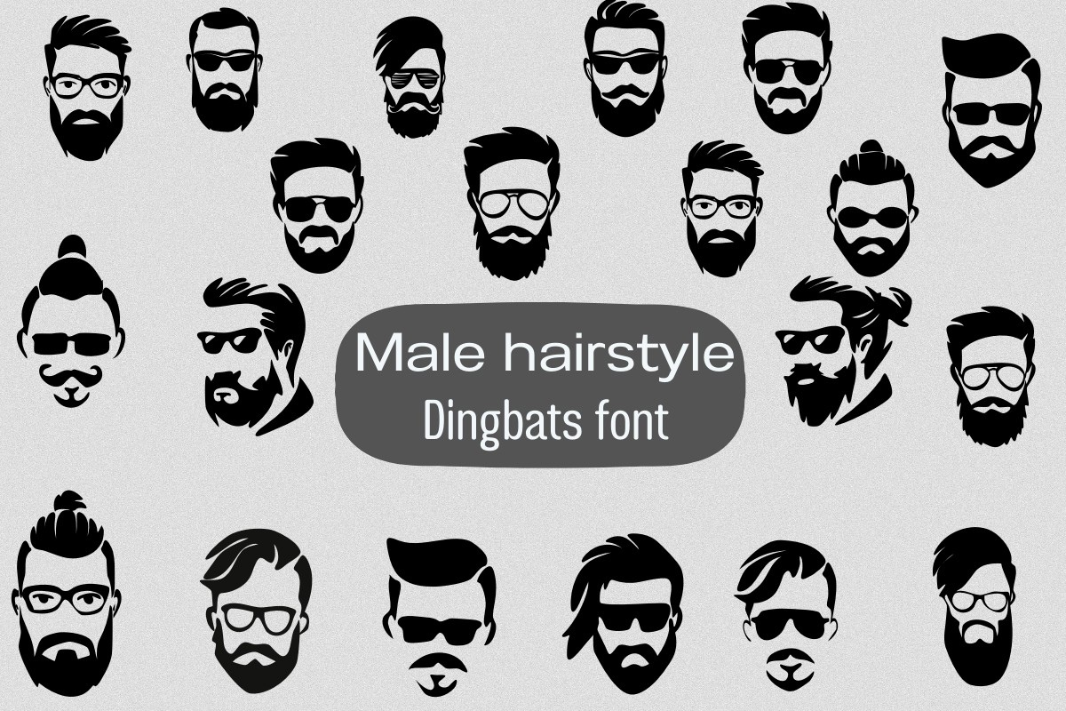 폰트 Male Hairstyle