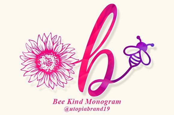 폰트 Bee Kind Monogram