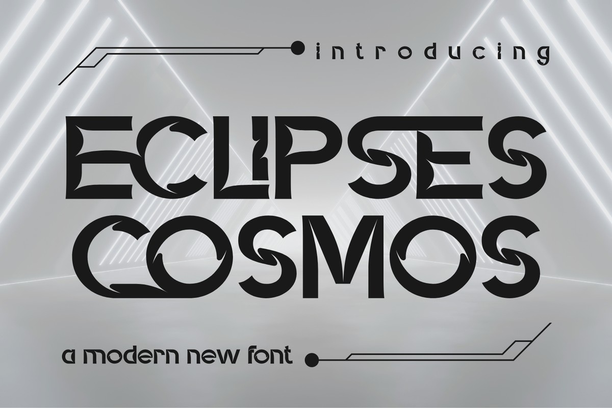 폰트 Eclipses Cosmos