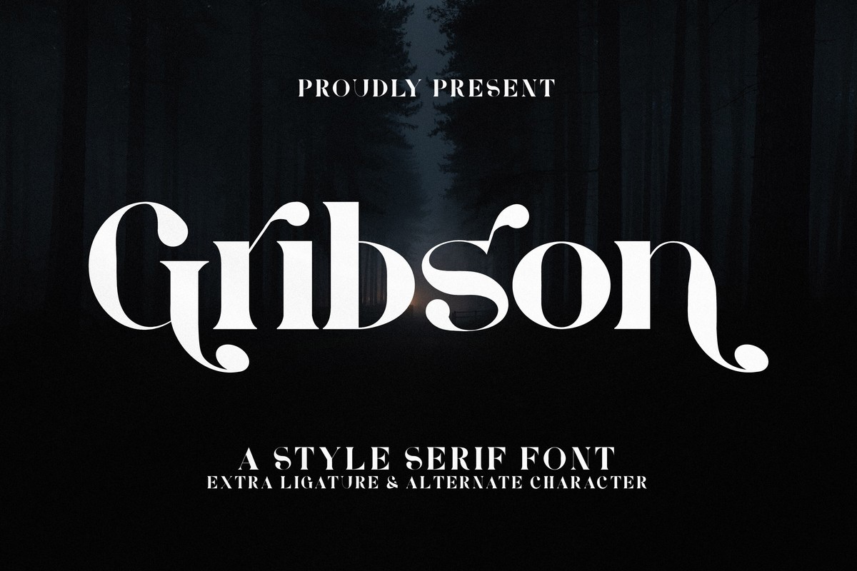 폰트 Gribson