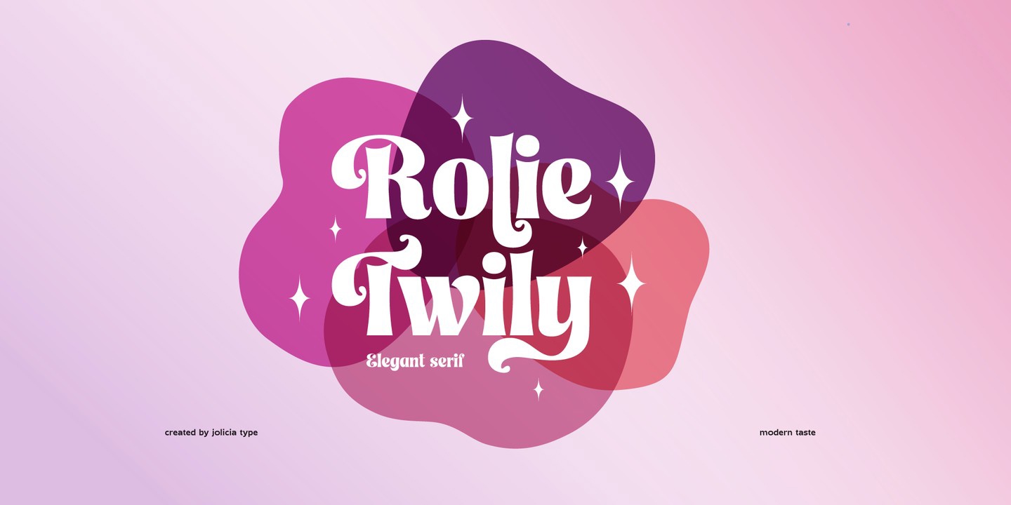 폰트 Rolie Twily