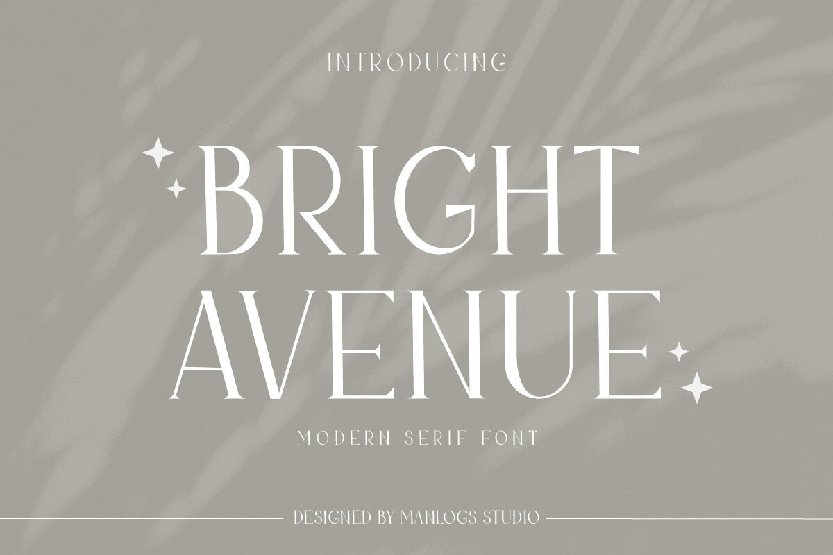 폰트 Bright Avenue