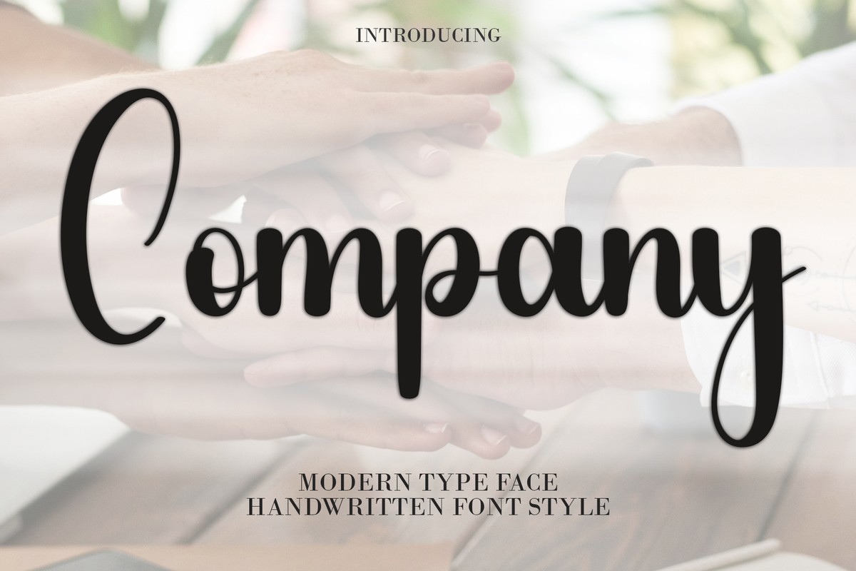 폰트 Company