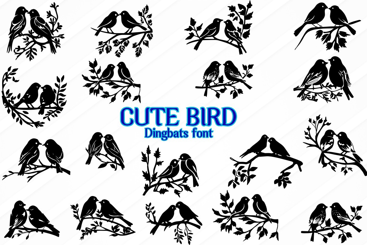 폰트 Cute Bird