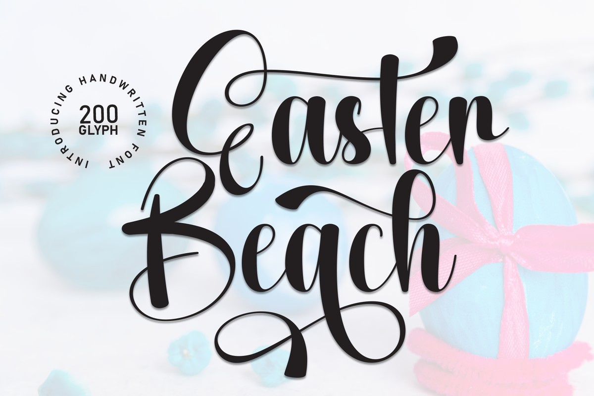 폰트 Easter Beach