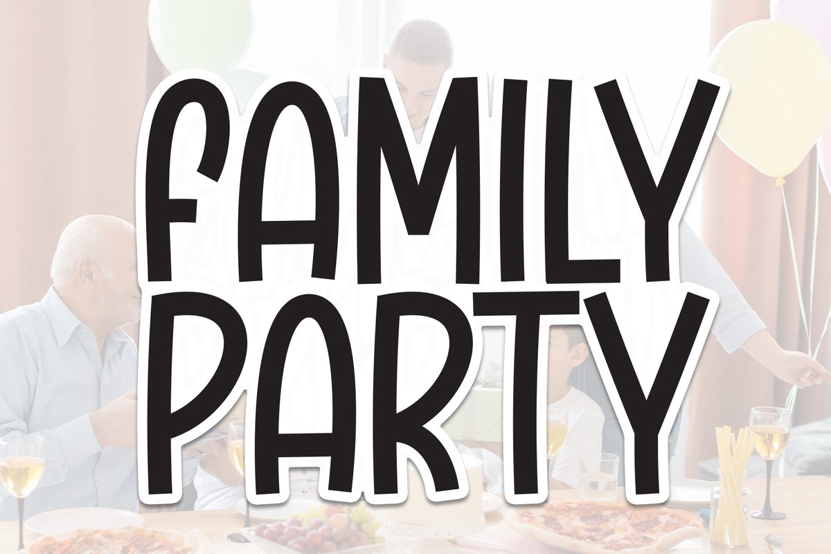폰트 Family Party