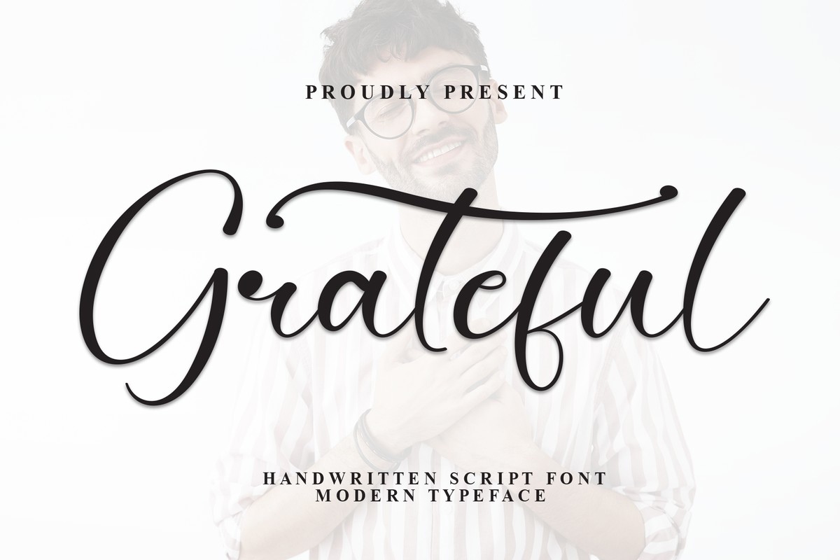 폰트 Grateful