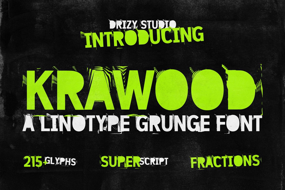 폰트 Krawood