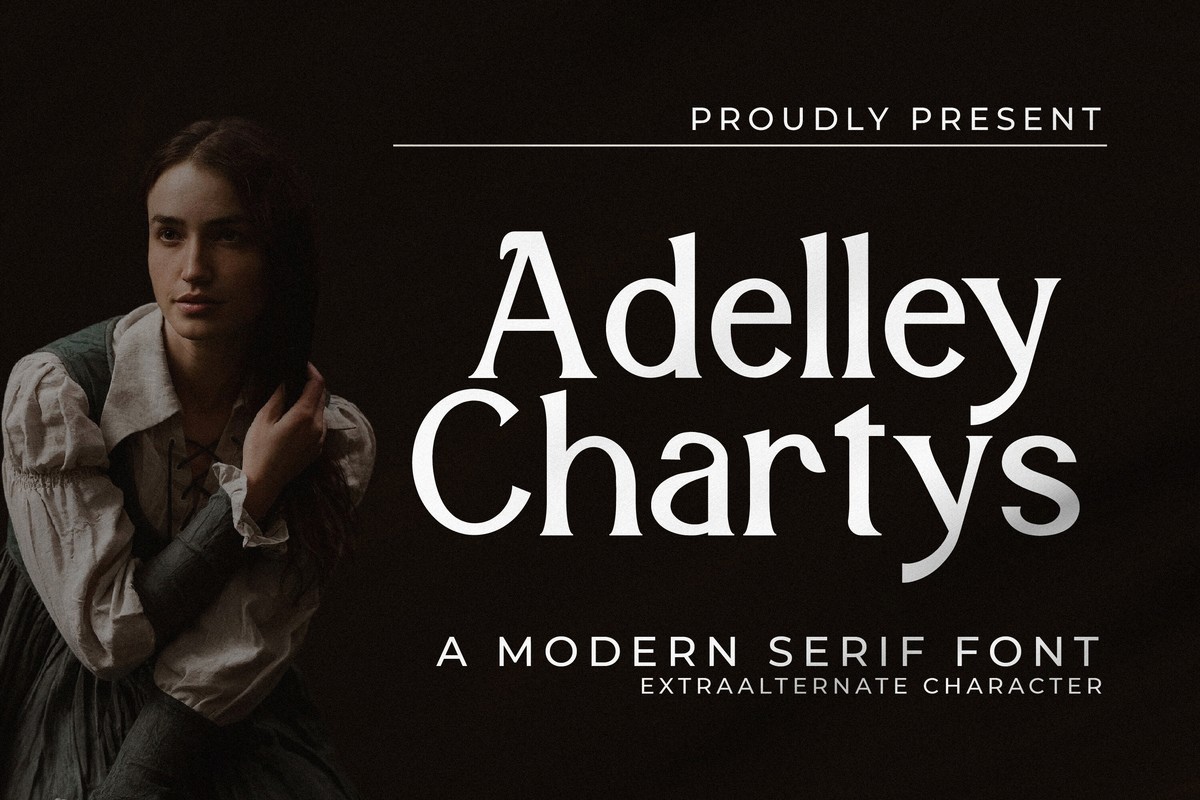 폰트 Adelley Chartys