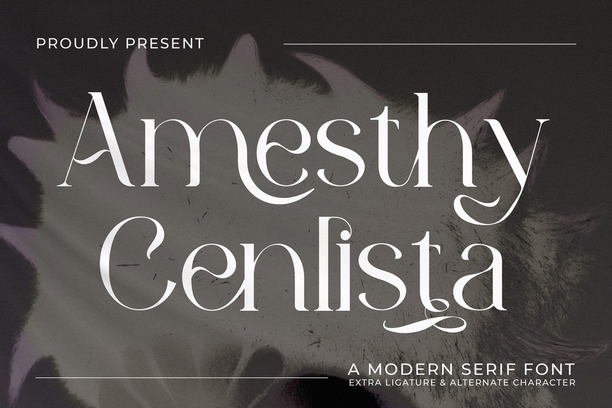 폰트 Amesthy Cenlista