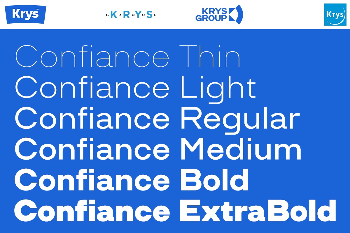 폰트 Confiance