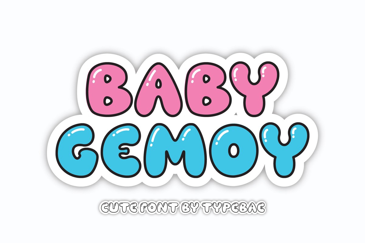 폰트 Baby Gemoy