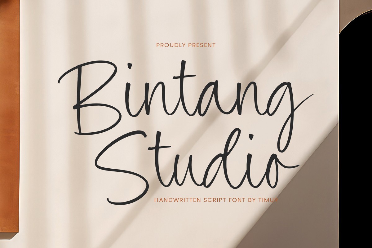 폰트 Bintang Studio