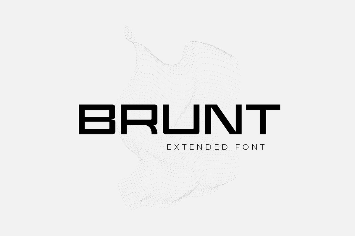 폰트 Brunt
