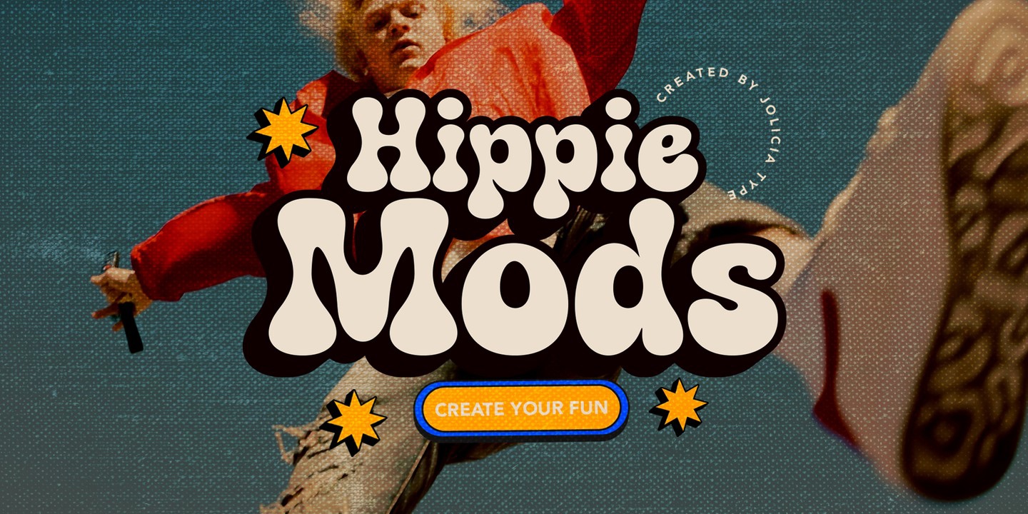 폰트 Hippie Mods
