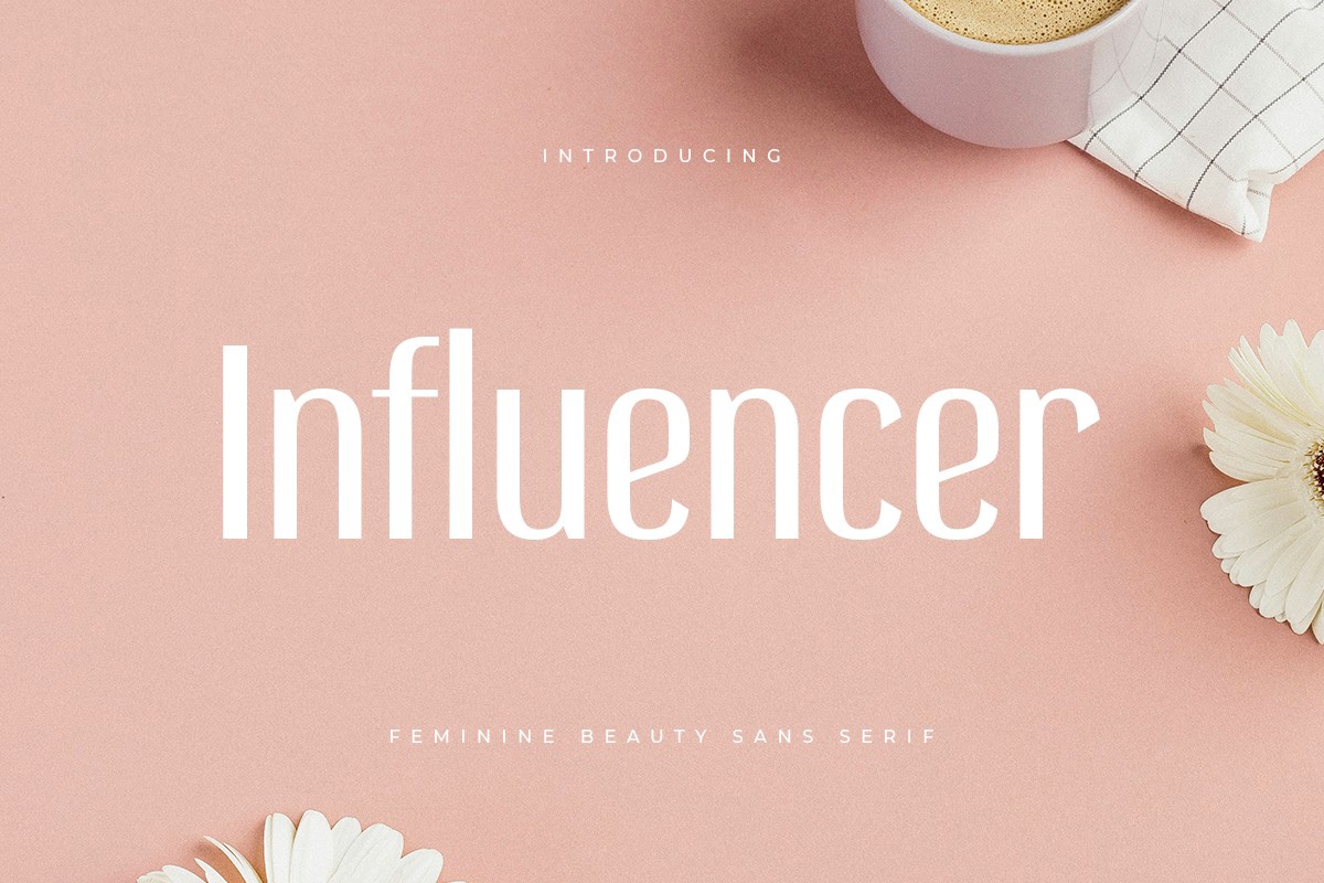 폰트 Influencer