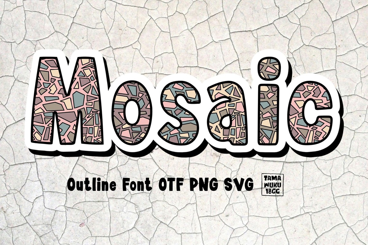 폰트 Mosaic Tamawuku 18CC