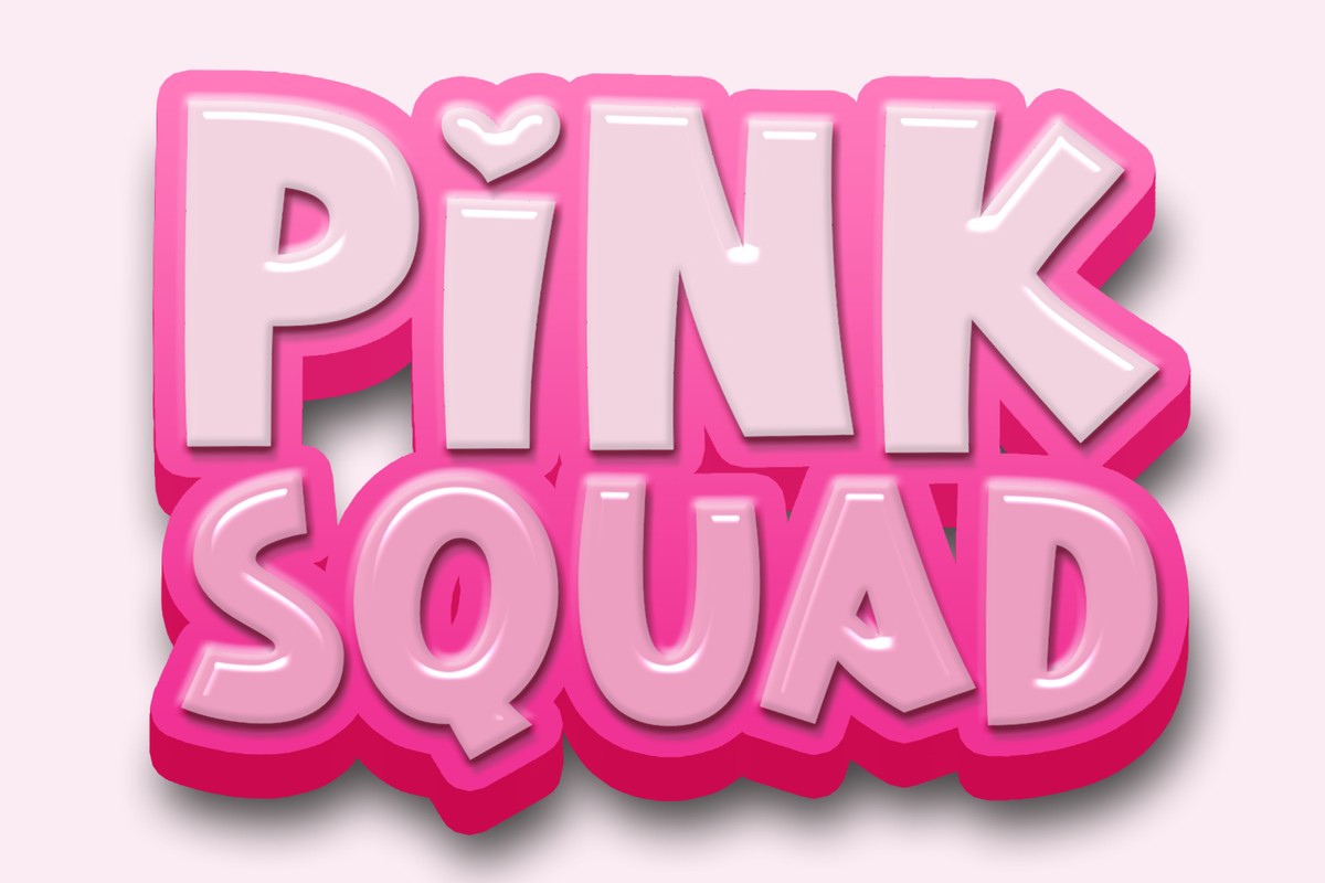 폰트 Pink Squad