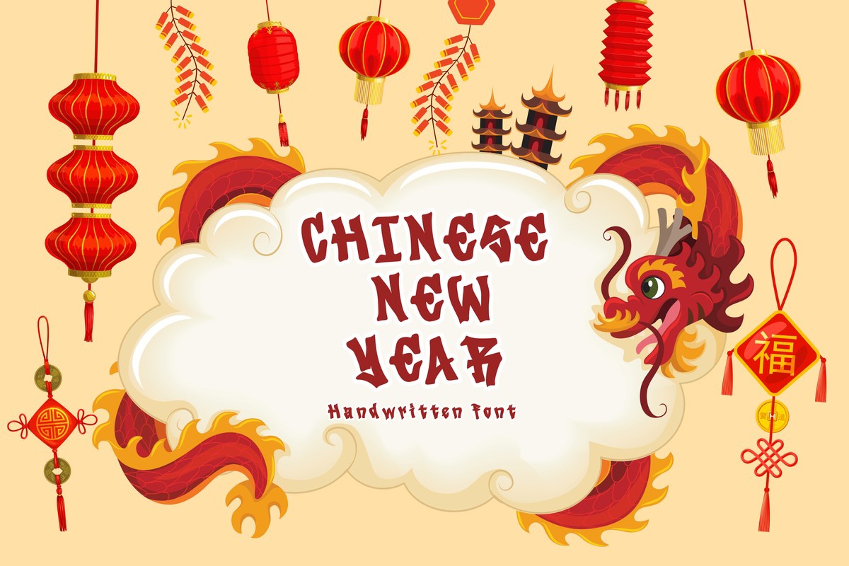 폰트 Chinese New Year