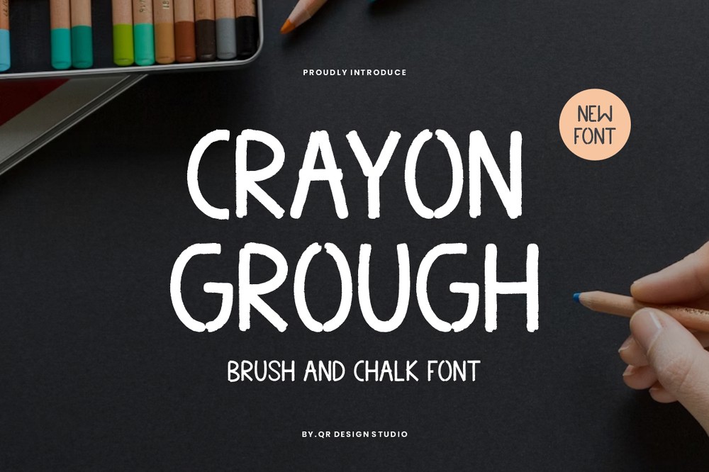 폰트 Crayon Grough