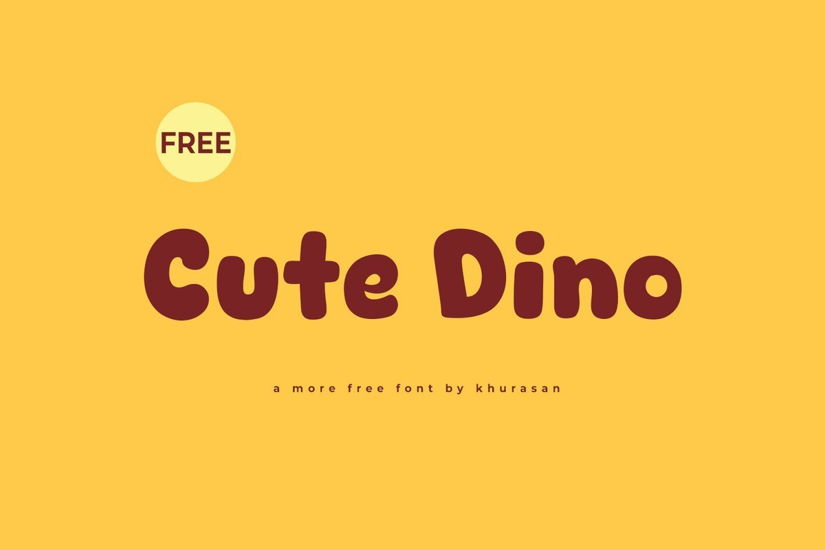 폰트 Cute Dino