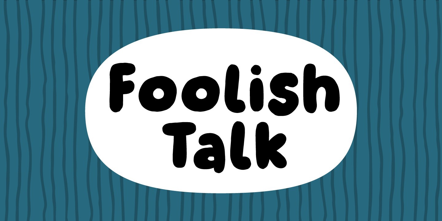 폰트 Foolish Talk