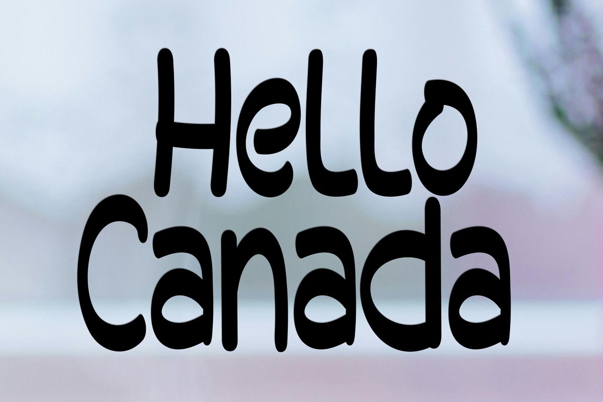 폰트 Hello Canada