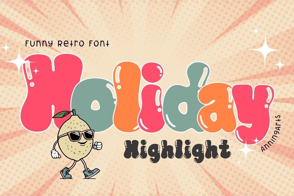 폰트 Holiday Highlight