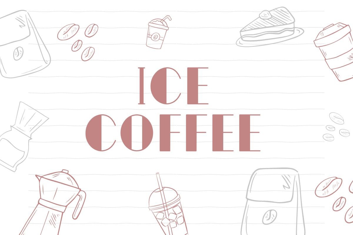 폰트 Ice Coffee